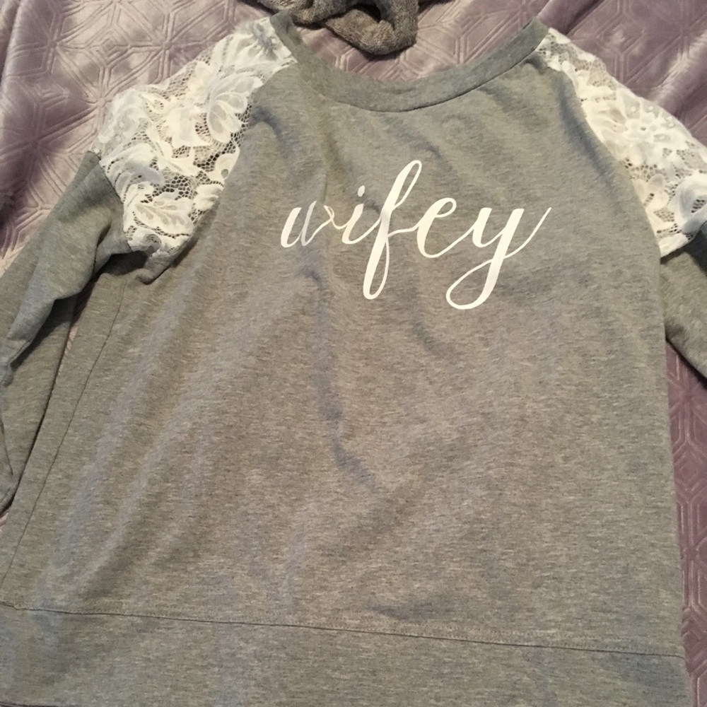 David’s bridal wifey sweater